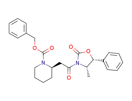 (3(2(2R)),4S,5R)-3-[2-((N-benzyloxycarbonyl)piperidin-2-yl)-1-oxoethyl]-4-methyl-5-phenyl-2-oxazolidinone