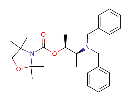 2,2,4,4-Tetramethyl-oxazolidine-3-carboxylic acid (1S,2S)-2-dibenzylamino-1-methyl-propyl ester
