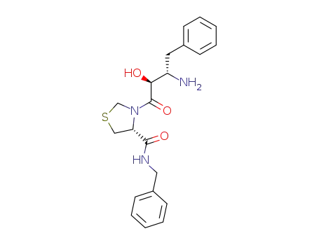 (R)-N-benzyl-3-<(2S,3S)-3-amino-2-hydroxy-4-phenylbutanoyl>-1,3-thiazolidine-4-carboxamide