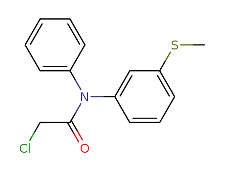 Molecular Structure of 255367-48-7 (N-(3-methylthiophenyl)-N-chloroacetylphenylamine)