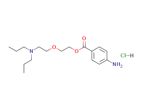 2-[2-(4-aminobenzoyl)oxyethoxy]ethyl-dipropyl-azanium chloride