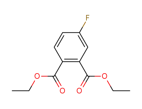 Molecular Structure of 320-96-7 (diethyl 4-fluorobenzene-1,2-dicarboxylate)