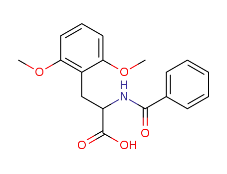 Molecular Structure of 7149-99-7 (N-BENZOYL-3-(2,6-DIMETHOXYPHENYL)ALANINE)