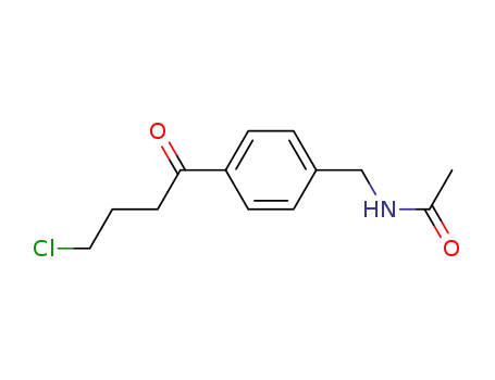 Acetamide, N-[[4-(4-chloro-1-oxobutyl)phenyl]methyl]-