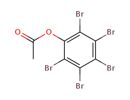 Molecular Structure of 5435-58-5 (pentabromophenyl acetate)