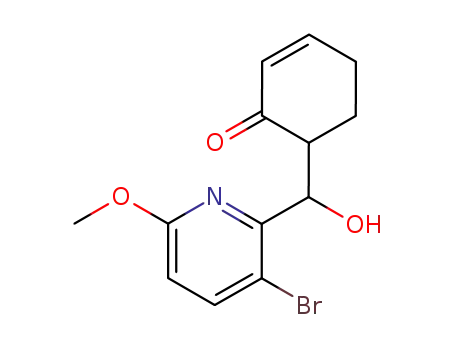 6-[(3-bromo-6-methoxy-pyridin-2-yl)-hydroxy-methyl]-cyclohex-2-enone