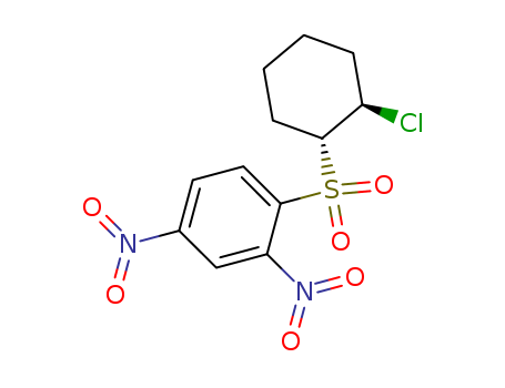 Benzene, 1-[ (2-chlorocyclohexyl)sulfonyl]-2,4-dinitro- cas  73927-13-6