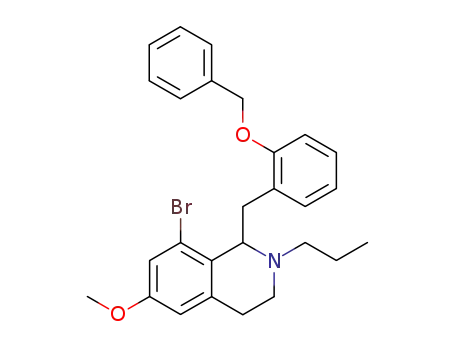 1-(2-benzyloxybenzyl)-8-bromo-6-methoxy-2-propyl-1,2,3,4-tetrahydroisoquinoline