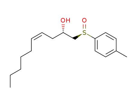 <2(S),4(Z),S(R)> 1-p-tolylsulfinyl 4-decen-2-ol