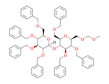 (hepta-O-benzyl-β-D-cellobiosyl)methanol methoxymethyl ether