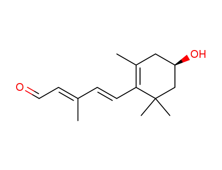 2,4-Pentadienal,
5-[(4R)-4-hydroxy-2,6,6-trimethyl-1-cyclohexen-1-yl]-3-methyl-, (2E,4E)-
