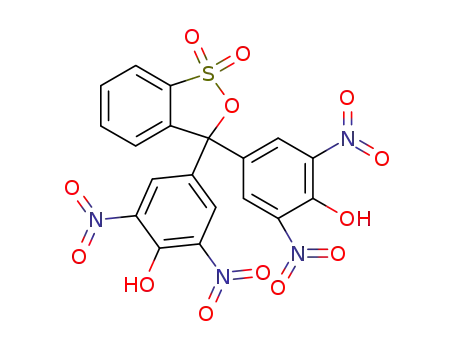 Molecular Structure of 57564-54-2 (TETRANITROPHENOLSULFONPHTHALEIN)