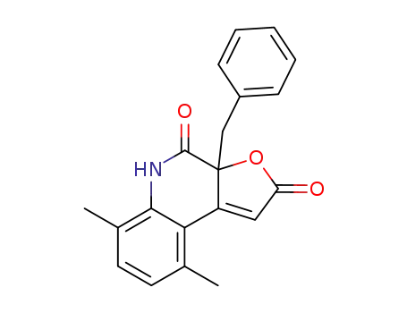 3a-benzyl-6,9-dimethyl-2,3a,4,5-tetrahydrofuro<2,3-c>quinoline-2,4-dione