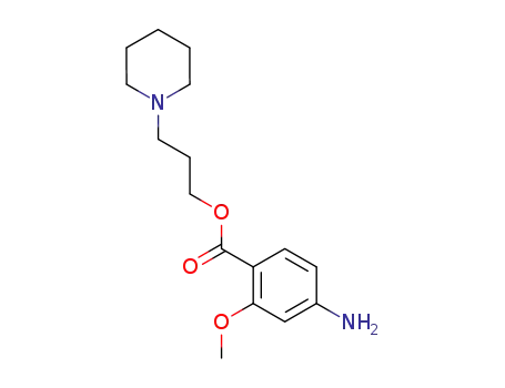 4-amino-2-methoxy-benzoic acid-(3-piperidino-propyl ester)
