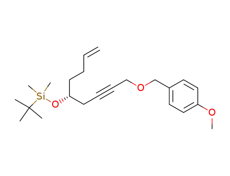 (5R)-5-(t-butyldimethylsilyl)oxy-1-(4-methoxybenzyl)oxynona-8-en-2-yne