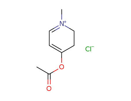 Molecular Structure of 116414-56-3 (Pyridinium, 4-(acetyloxy)-2,3-dihydro-1-methyl-, chloride)