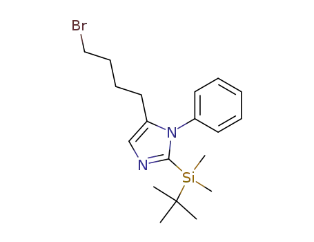 5-(4-bromobutyl)-2-(tert-butyldimethylsilyl)-1-phenylimidazole