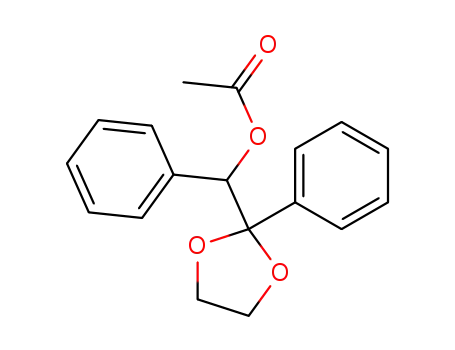 Phenyl(2-phenyl-1,3-dioxolan-2-yl)methyl acetate