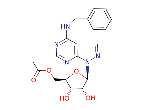 1-(5-O-acetylpentofuranosyl)-N-benzyl-1H-pyrazolo[3,4-d]pyrimidin-4-amine