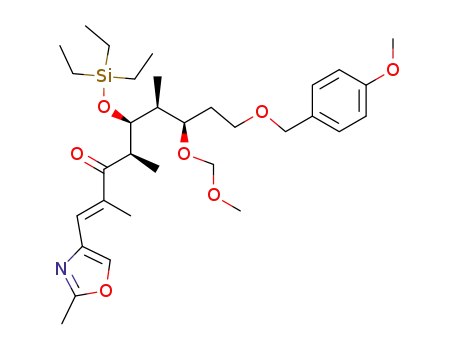 (E)-(4R,5S,6S,7R)-9-(4-Methoxy-benzyloxy)-7-methoxymethoxy-2,4,6-trimethyl-1-(2-methyl-oxazol-4-yl)-5-triethylsilanyloxy-non-1-en-3-one