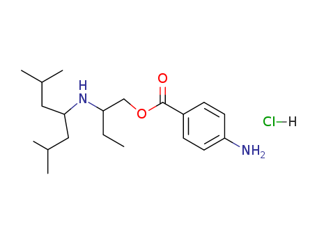1-(4-aminobenzoyl)oxybutan-2-yl-(2,6-dimethylheptan-4-yl)azaniumchloride