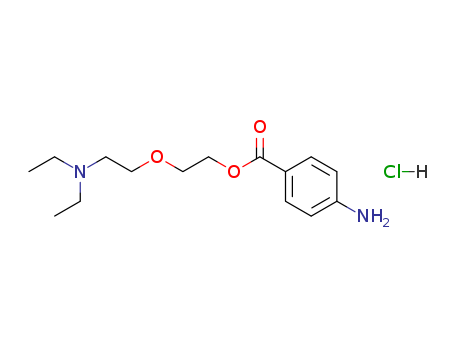 p-AMINOBENZOIC ACID-2-(2-(DIETHYLAMINO) ETHOXY)ETHYL ESTER, HYDROCHLORIDE