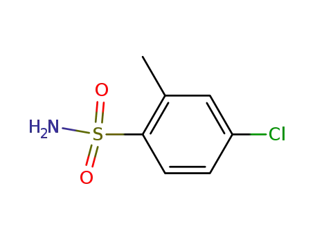 Molecular Structure of 85019-87-0 (4-Chloro-2-methylbenzenesulfonamide)