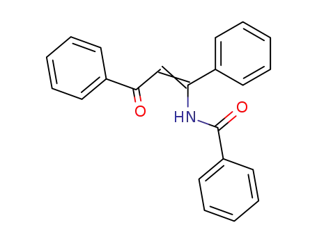 Molecular Structure of 170238-79-6 (Benzamide, N-(3-oxo-1,3-diphenyl-1-propenyl)-)