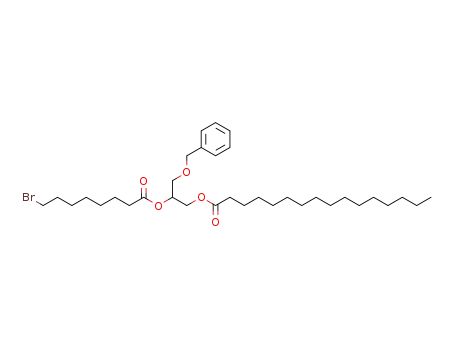 3-O-benzyl-2-(8-bromooctanoyl)-1-palmitoylglycerol