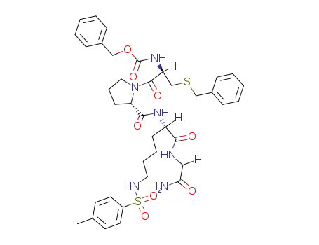 Z-Cys(Bzl)-Pro-Lys(Tos)-Gly-NH<sub>2</sub>