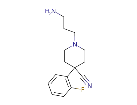 1-N-(3-aminopropyl)-4-cyano-4-(2-fluorophenyl)piperidine