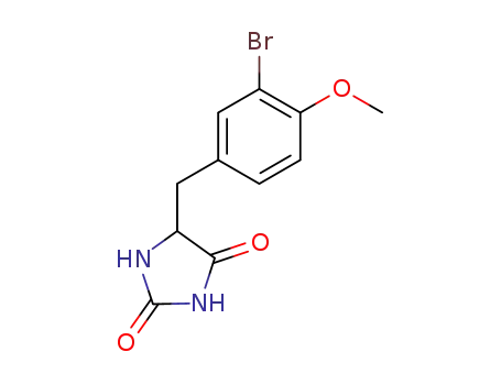 5-(3-bromo-4-methoxy-benzyl)-imidazolidine-2,4-dione