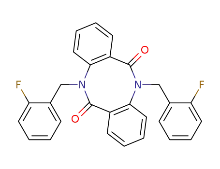 5,11-Bis-(2-fluoro-benzyl)-5H,11H-dibenzo[b,f][1,5]diazocine-6,12-dione