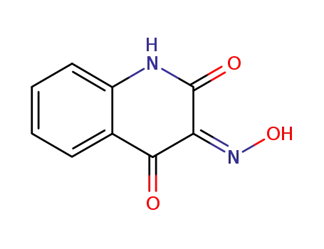 Molecular Structure of 36412-06-3 (2,3,4(1H)-Quinolinetrione, 3-oxime)