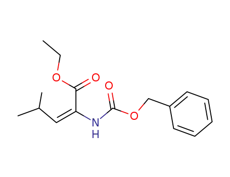 2-Pentenoic acid, 4-methyl-2-[[(phenylmethoxy)carbonyl]amino]-, ethyl
ester, (E)-