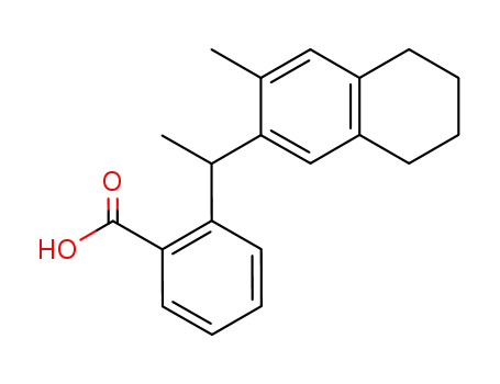 Benzoic acid, 2-[1-(5,6,7,8-tetrahydro-3-methyl-2-naphthalenyl)ethyl]-