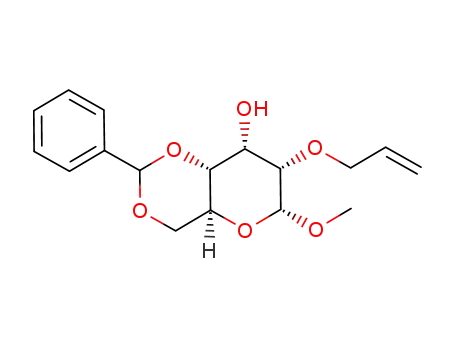 methyl 2-O-allyl-4,6-O-benzylidene-α-D-allopyranoside