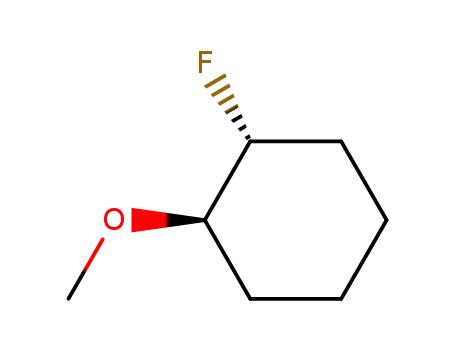 Molecular Structure of 65267-06-3 (Cyclohexane, 1-fluoro-2-methoxy-, trans-)