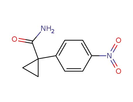 Molecular Structure of 858423-29-7 (1-(4-Nitrophenyl)cyclopropanecarboxaMide)