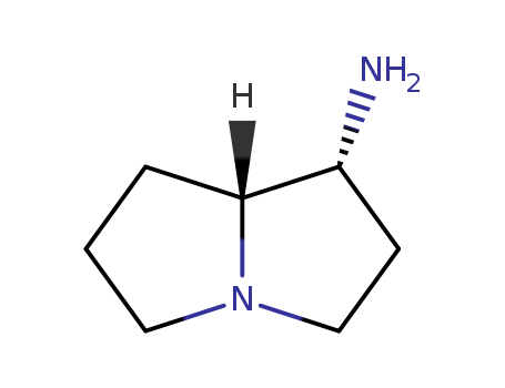 1H-Pyrrolizin-1-amine,hexahydro-,(1R,7aR)-rel-(9CI)