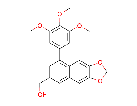 [8-(3,4,5-trimethoxy-phenyl)-naphtho[2,3-<i>d</i>][1,3]dioxol-6-yl]-methanol