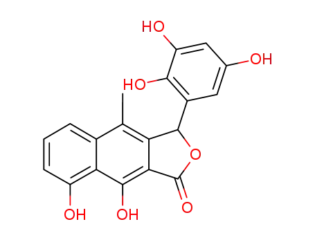 8,9-dihydroxy-4-methyl-3-(2,3,5-trihydroxy-phenyl)-3<i>H</i>-naphtho[2,3-<i>c</i>]furan-1-one
