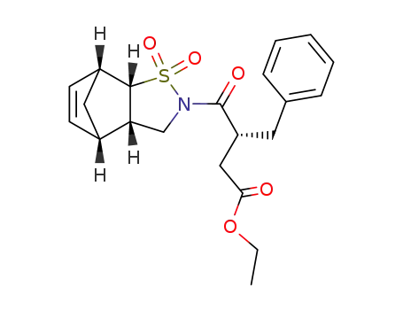 (+)-(1R,2S,6S,7S)-N-[(2'R)-2'-benzyl-3'-ethoxycarbonylpropionyl]-3,4-thiazatricyclo[5.2.1.0<sup>2,6</sup>]deca-8-ene-3,3-dioxide