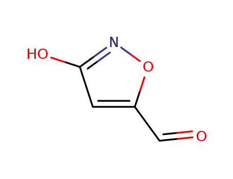 Molecular Structure of 5777-21-9 (3-Oxo-2,3-dihydroisoxazole-5-carbaldehyde)
