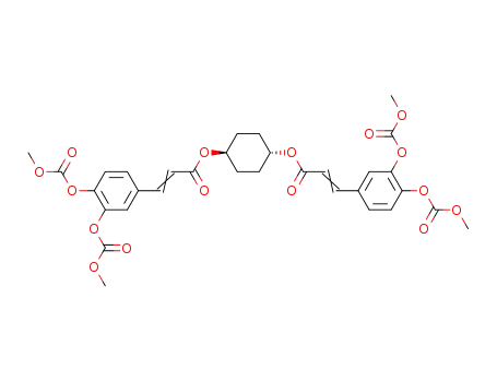 1,4-trans-bis<bis(methoxycarbonyl)caffeoyl>cyclohexanediol