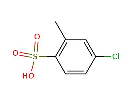 Molecular Structure of 53390-17-3 (5-chloro-toluene-2-sulfonic acid)