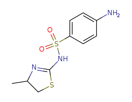 Benzenesulfonamide,4-amino-N-(4,5-dihydro-4-methyl-2-thiazolyl)- cas  5433-70-5