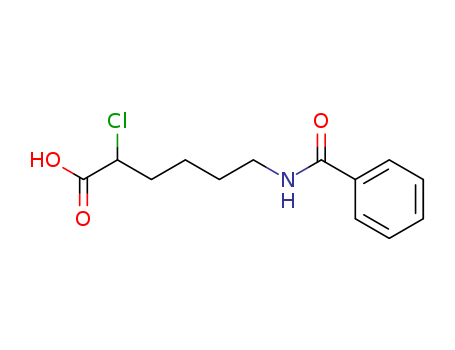 Hexanoic acid, 6-(benzoylamino)-2-chloro-