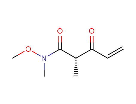 (S)-2-Methyl-3-oxo-pent-4-enoic acid methoxy-methyl-amide