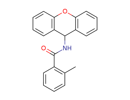 2-methyl-N-(9H-xanthen-9-yl)benzamide cas  6325-81-1